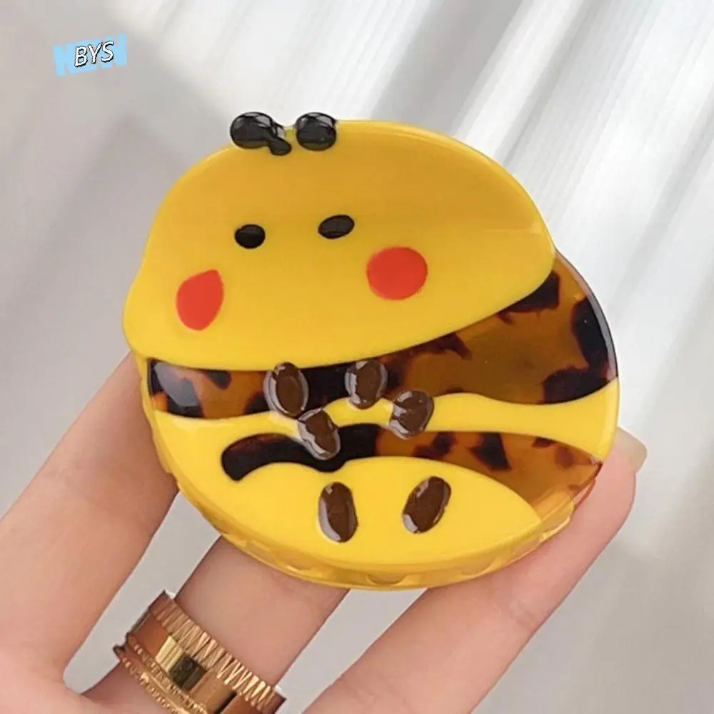 

Kawaii Korean Style Acetic Acid Animal Hair Claw Bee Turtle Animal Shark Clip Funny Creative Cartoon Hair Crab Clip Daily