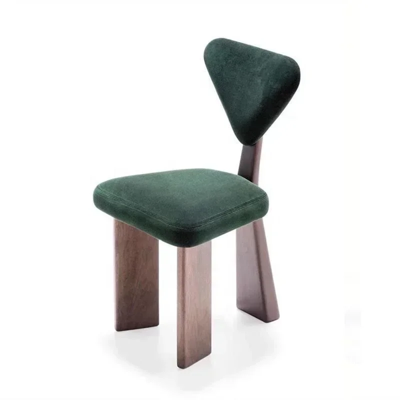 

Vintage America Style Fabric Wooden Frame Cafe Restaurant Chair Furniture Living Room Hotel Villa Multi-functional Dining Chair