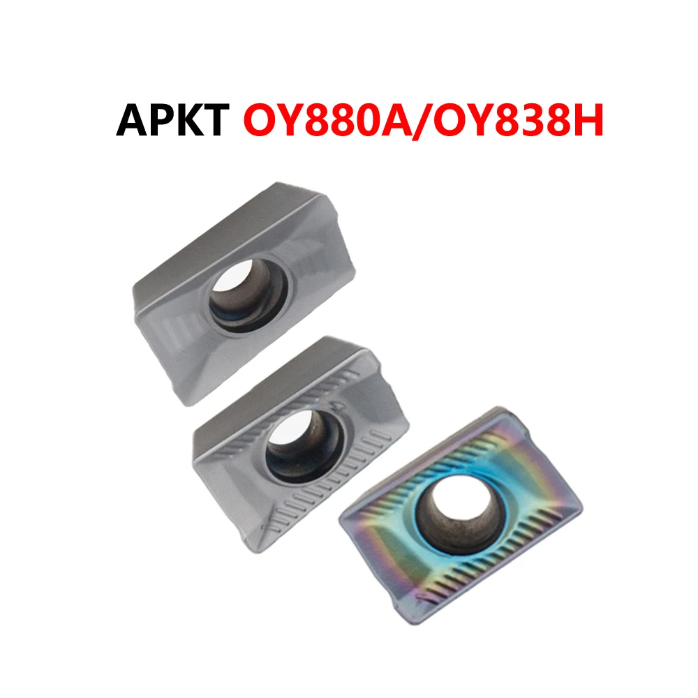 

OYYU 10pcs CNC Carbide Inserts Blades APKT1003PDTR APKT160408 OY880A OY838H Cutter APKT APKT1003 PDTR APKT1604 Tools Holder
