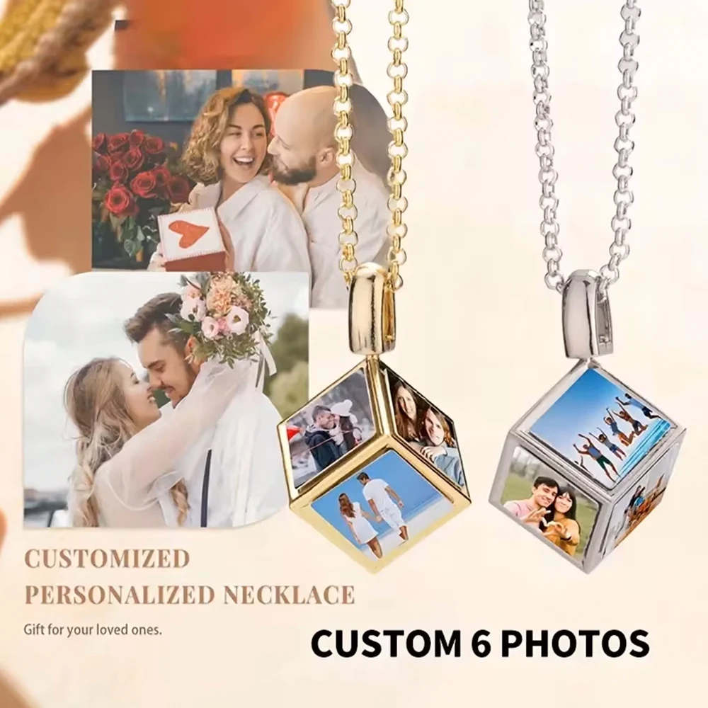 

Personalised Custom Photo Necklace Picture Pendant Necklace Men Personalised Picture Hip Hop Necklace Personalised Jewelry Gift