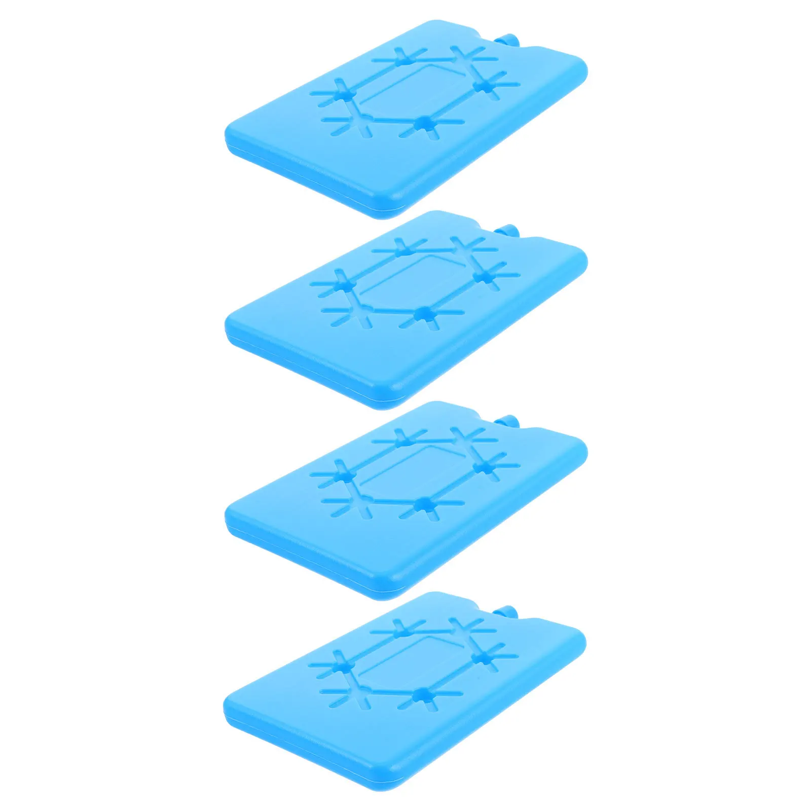 

4Pcs Reusable Ice Packs Outdoor Ice Crystal Blocks Portable Freezer Cooler Packs for Picnic Lunchbox Breastmilk Food Storage