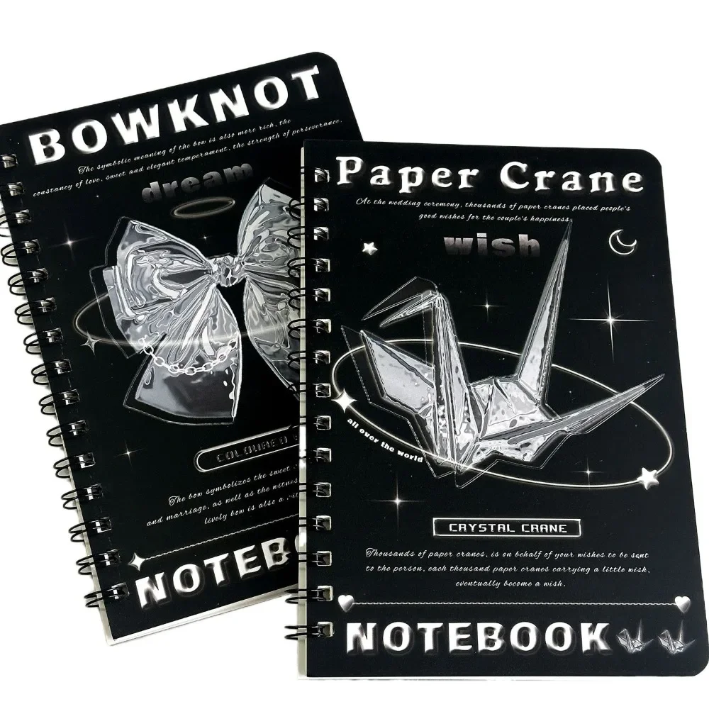 

Scrapbook A5 Notepad Coil Notapad 50 Sheet American Style A5 Notebook Retro Cover INS American Style Notebook Student Supply