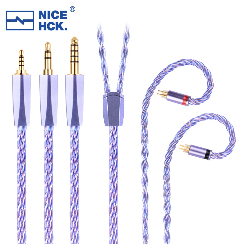 NiceHCK Spacecloud Ultra Flagship Wire Litz 6N Silver Plated OCC+7N OCC Mixed Cable 3.5/2.5/4.4 MMCX/0.78/N5005 Pin For MK4