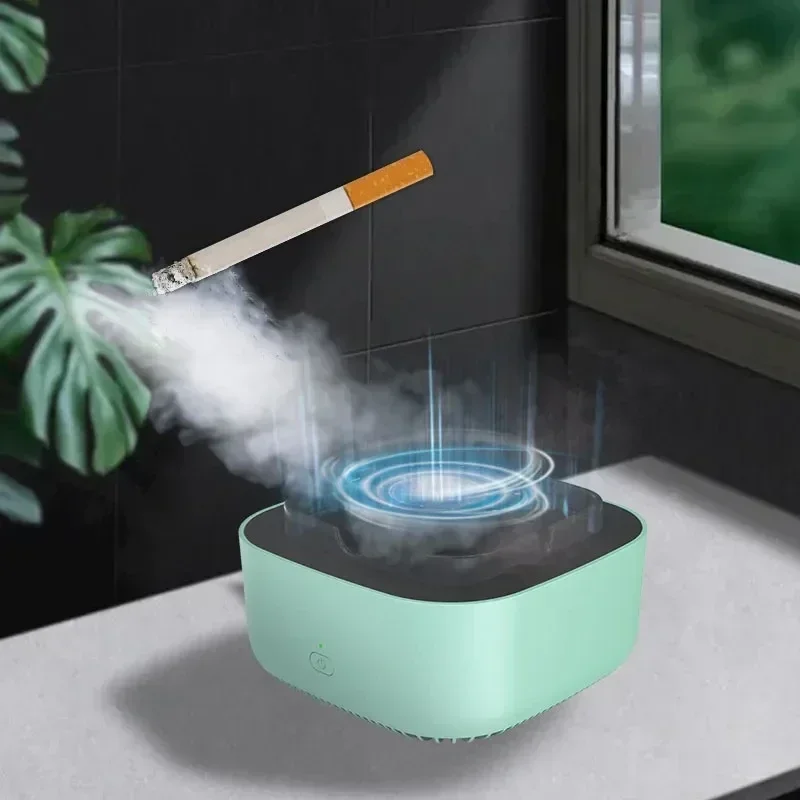 Zai Xiao Multipurpose Ashtray with Air Purifier Function for Filtering Second-Hand Smoke From Cigarettes Remove Odor Accessorie