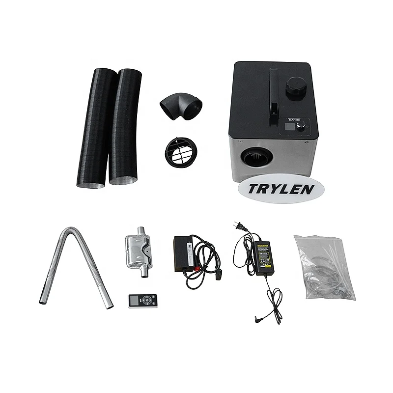 ملحقات سخان الديزل الكل في واحد 2KW 12V، سخان هواء مدمج لوقوف السيارات مع تسخين فعال للشاحنة والمركبات على الطرق الوعرة ​