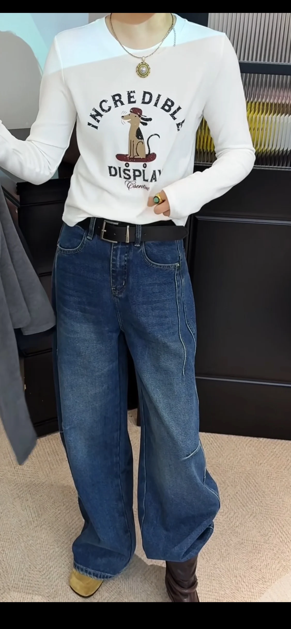 

Loose Casual Faionable Pure Color Design Winter New Women's Vest Base Layer Clothing Item No Brand Registered Trademark