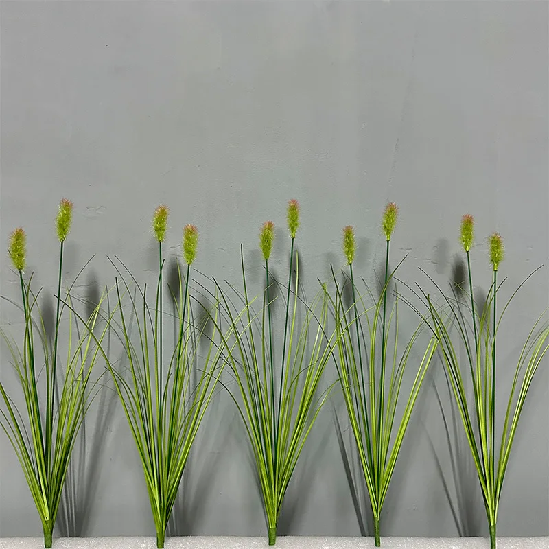6 Packungen simuliertes Schilfrohrgras, Heim- und Wohnzimmerdekoration, simulierte Pflanze, Gartendekoration im Freien, simulierte Blume – Detail 1