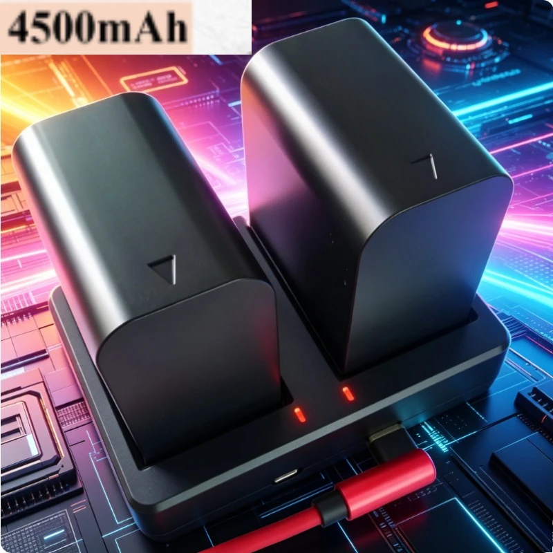 4500mAh NPX-108 Battery  Compatible with V18/RX100 Cameras  Supports Dual Charging Docks  Long-lasting Performance Battery