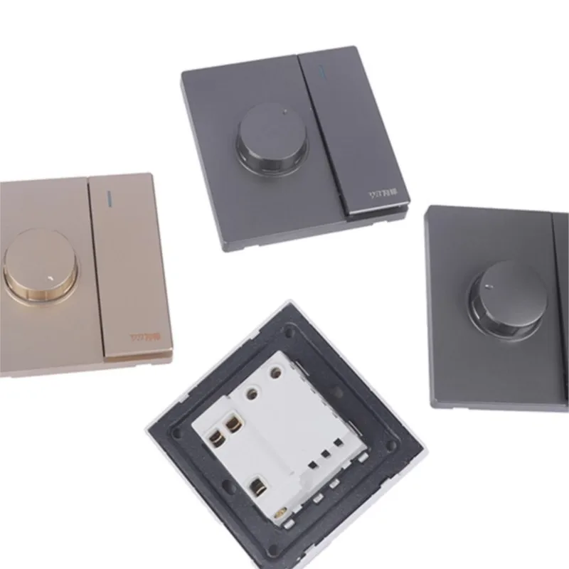 220V PC Material Easy To Deform One-key Switch Transmission Is Suitable For Ceiling Fan Speed Switch Wall Button