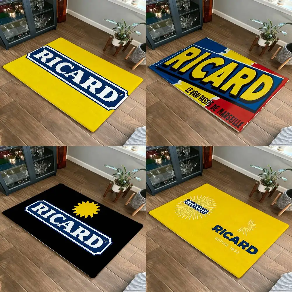 R-RICARD Durable Carpet Rug For Footpad Mats Style Soft Bedroom Floor House Laundry Room Mat Anti-skid Household Carpets