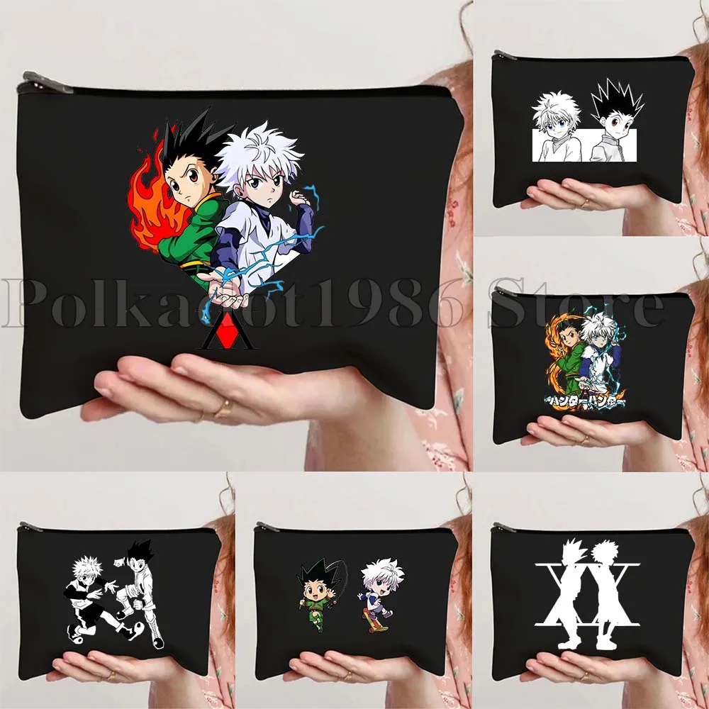 

Cute Anime HISOKA Killua PORTRAIT Hunter x Hunter Art Print Canvas Cosmetic Makeup Toilet Bag Pencil Case Pouch Storage Bag Gift