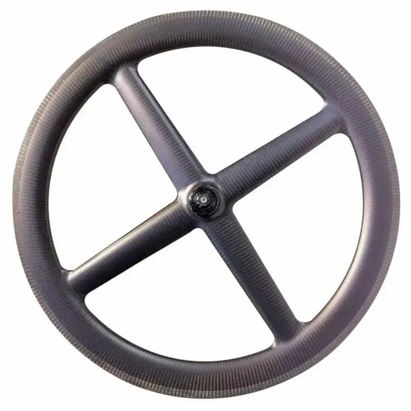 

700C 4-Spoke Carbon Road/Track/fixed Gear Wheelset 23mm Width 37mm Depth Straight Design UD 3K Patterns Dt350 Hub Option