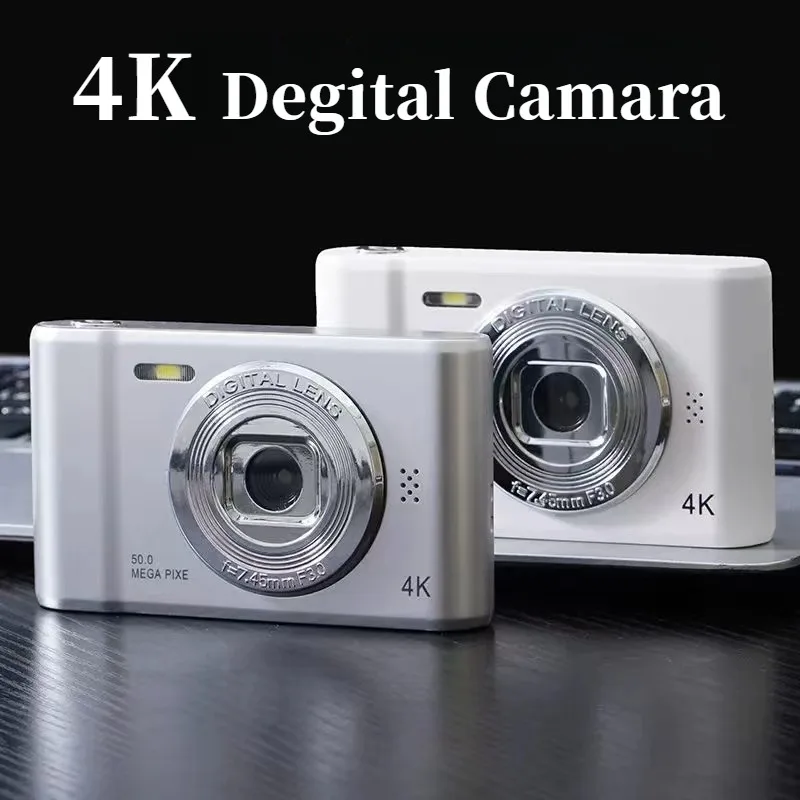 Digital Camera 50 Megapixels HD Photography Travel Selfie Camara 2.4inch Screen Entry-Level Kids Campus Selfie Mini Retro Camera