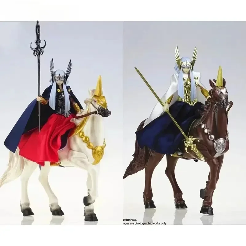 

JM Model Saint Seiya Myth Cloth EX Polaris Hilda Hiruda 2 Body/Dress/Armor White Horse Asgard Knights of Zodiac Action Figure