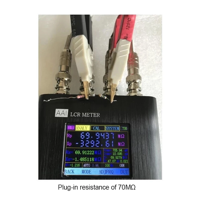 0.05% LCR Meter Digital Electric Bridge Component Tester 50Hz-100/200/300khz PCB Online On-board Tester + 2000mAh Battery view 6