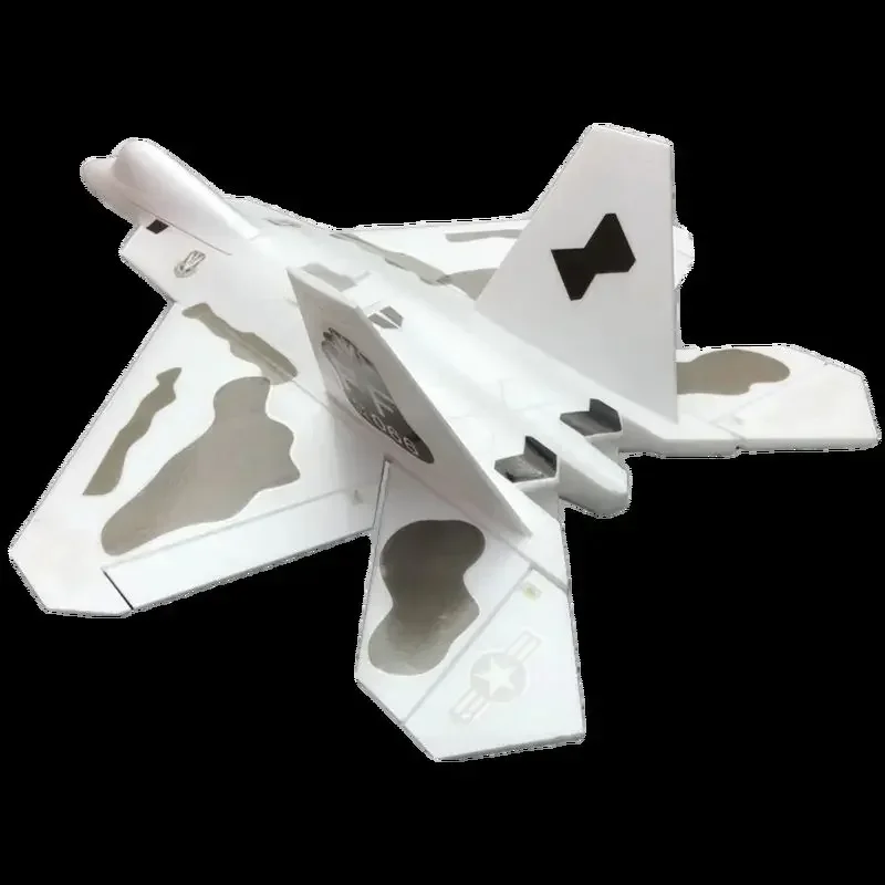 F22 Raptor 64mm Tunnel Waist Push Dual Power Remote Control Aircraft Epo Model Aircraft Fighter Fixed Wing Aircraft