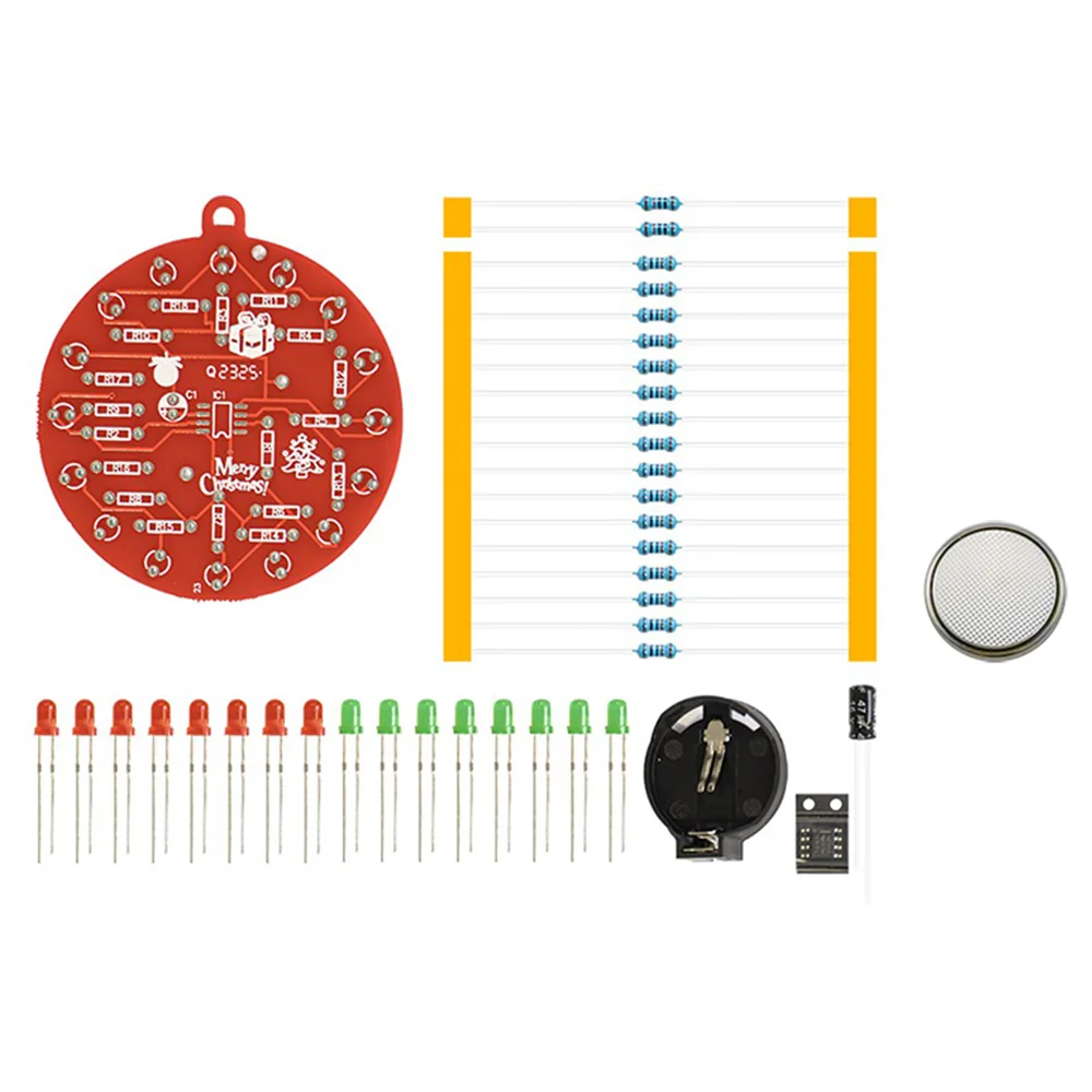 LED Baum Dekoration Ne555 Blinklicht Anhänger Platine Schaltung Schweiß praxis DIY Kit Anfänger Schweißen Lehrt raining