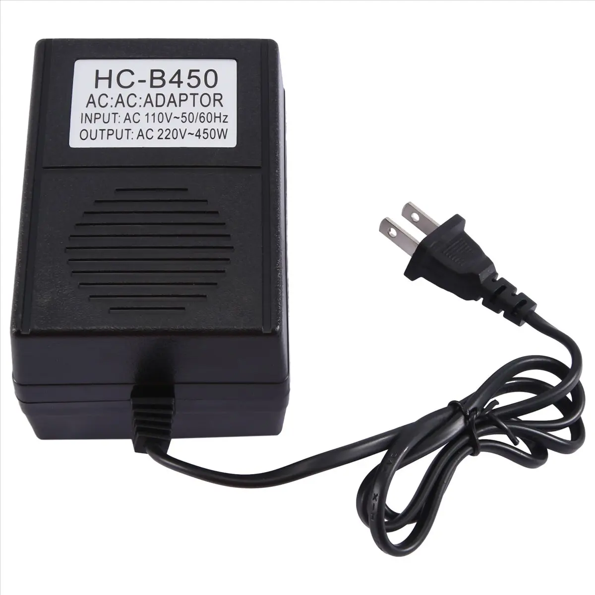【SPECIAL OFFER】110V to 220V 450W Power Supply Transformer Oxygen Concentrator Use Converter with Power Adapter US Plug