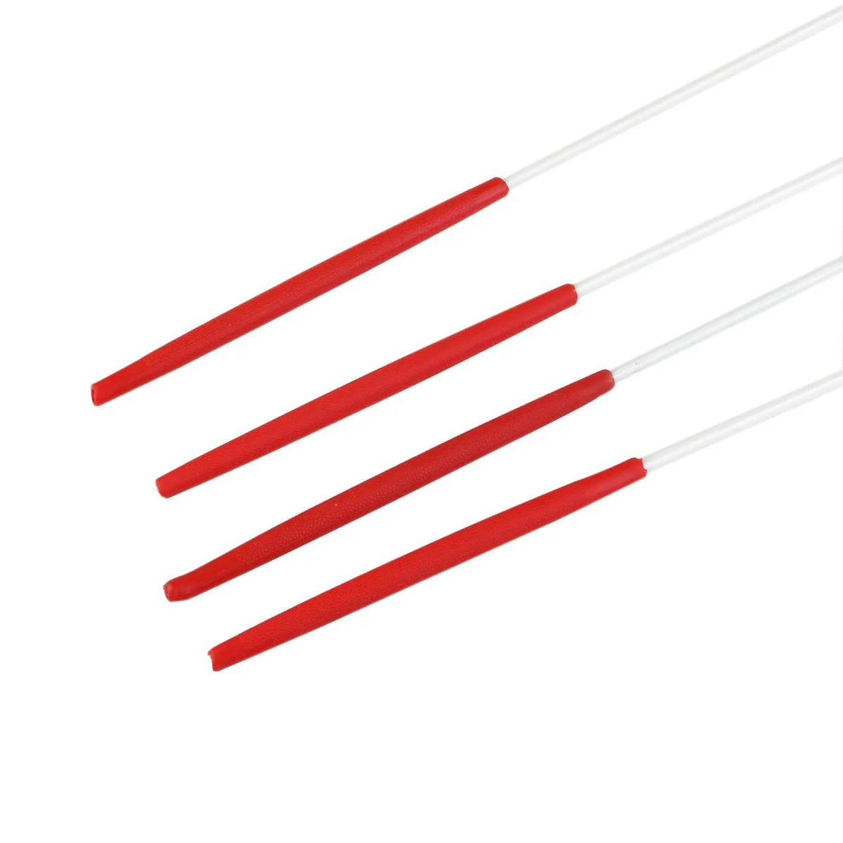 4 قطعة أشرطة الجمباز الديباج 4 متر مقابض التدوير التدريب أشرطة الإيقاعية زحف الفرقة الرقص ممارسة اللون الحرس