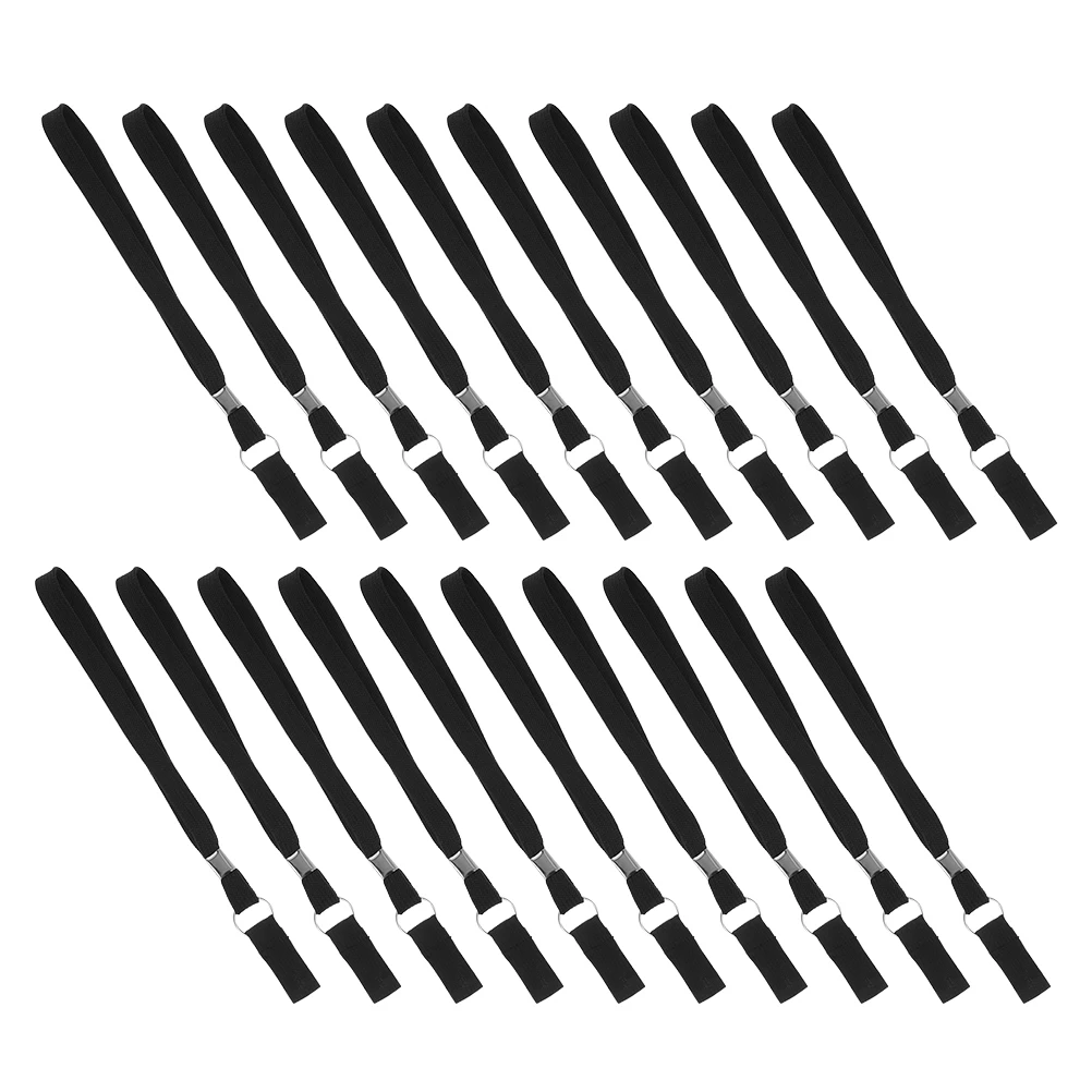 

20pcs Hiking Pole Lanyard Durable Cane Strap Comfortable Walking Stick Wristband Adjustable Spacesaving Easy Backpack Ropes