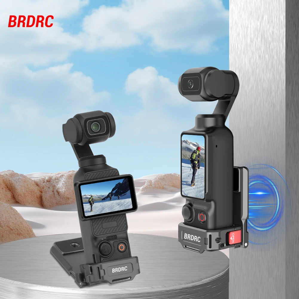

For DJI Osmo Pocket 3 Magnetic Bracket Mount Base Angle Adjustable Expansion Adapter Magnetic Camera Desktop Base Stand Holder