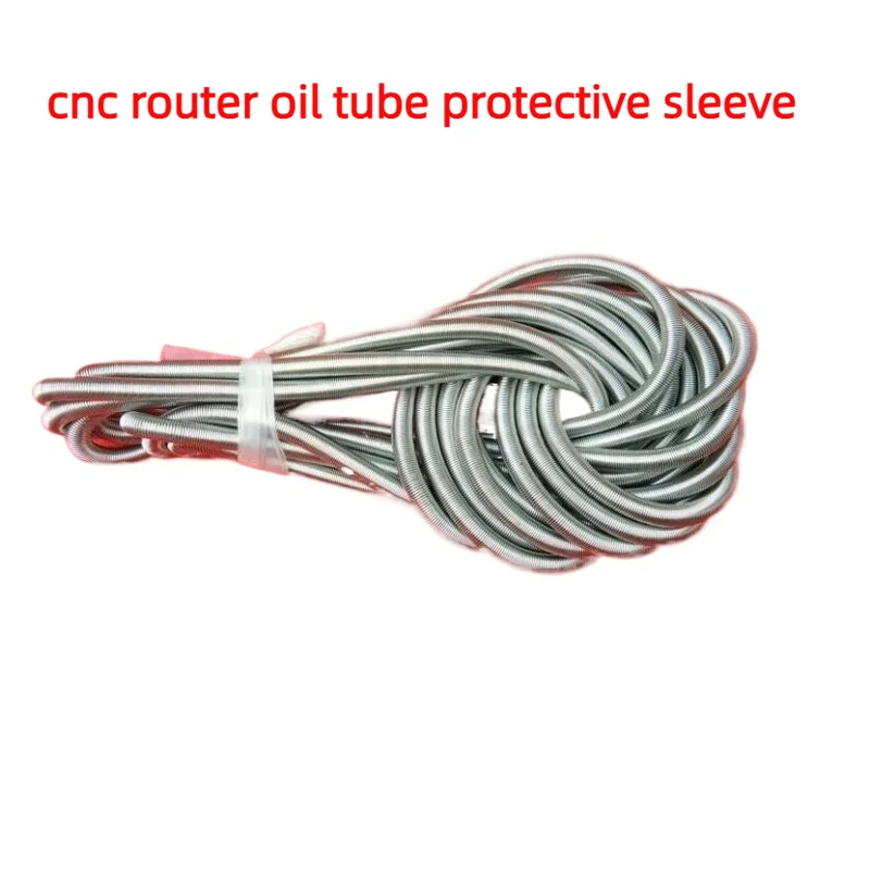 CNC مخرطة نظام تزييت آلة الحفر مضخة زيت 4 مللي متر ماسورة زيت القطر الداخلي 4 مللي متر أسلاك الفولاذ واقية كم الحرس شبكة #1