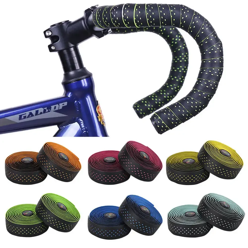 Road Bicycle Handlebar Tape Comfortable Racing Bike Drop Bar Tape Soft PU+EVA Material Bike Tape Non-slip Cycling Accessories