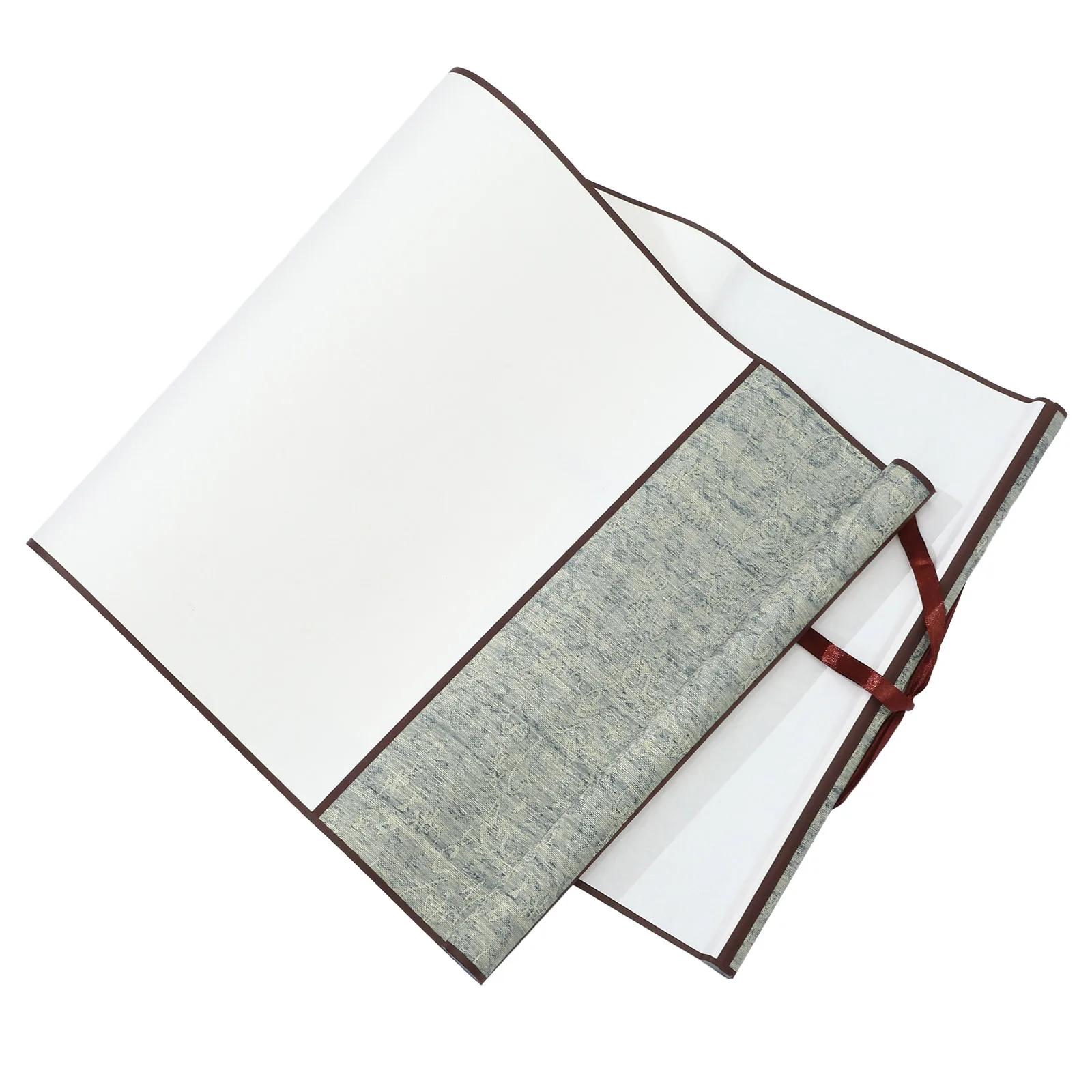 

Blank Hanging Scroll Chinese Calligraphy Paper for Brush Writing Ink Painting Art Wall Display Multi-Function Rice Paper Supply