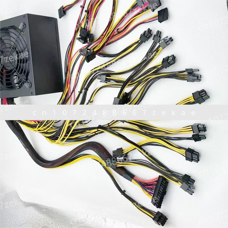 High Quality 1800W 2000W ATX Copper 20+4Pin Computer Game PSU 12V PC Desktop Power Supply in Stock