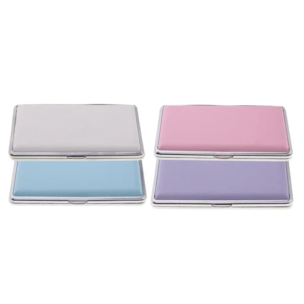 Portable Woman Slim Cigaret Case Aluminum Cigar Cigarette Tobacco Holder Box