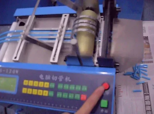 

Hot sales factory direct sales Hot knife rope heat shrink pipe cutting machine