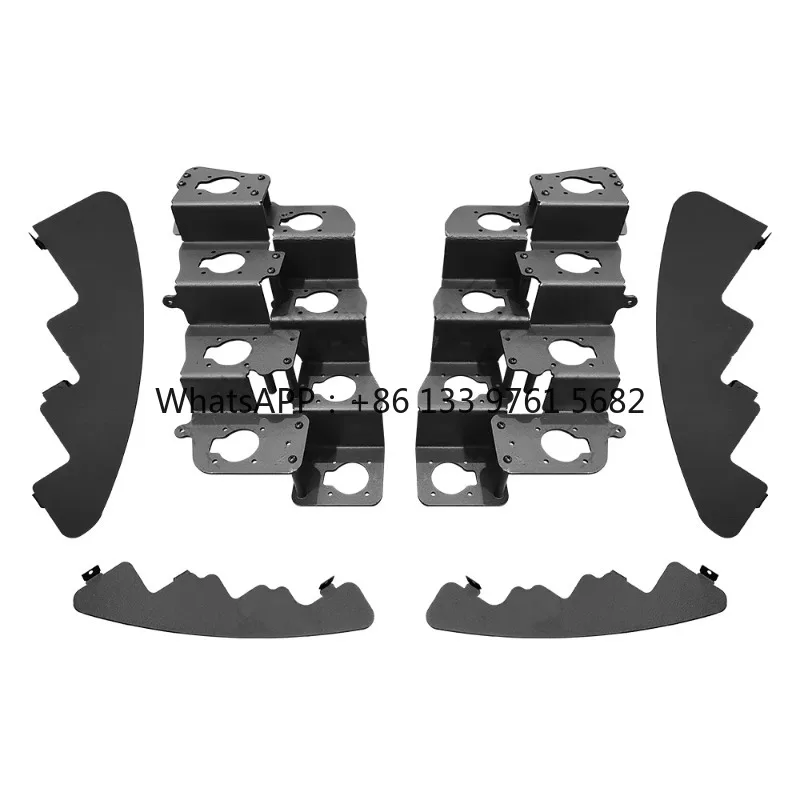 

Кронштейн рамы автомобильных фар TAOCHIS для Mercedes BENZ CLASS C W205, низкая конфигурация, 8 шт. по каждой стороне, только для 1,5 дюйма