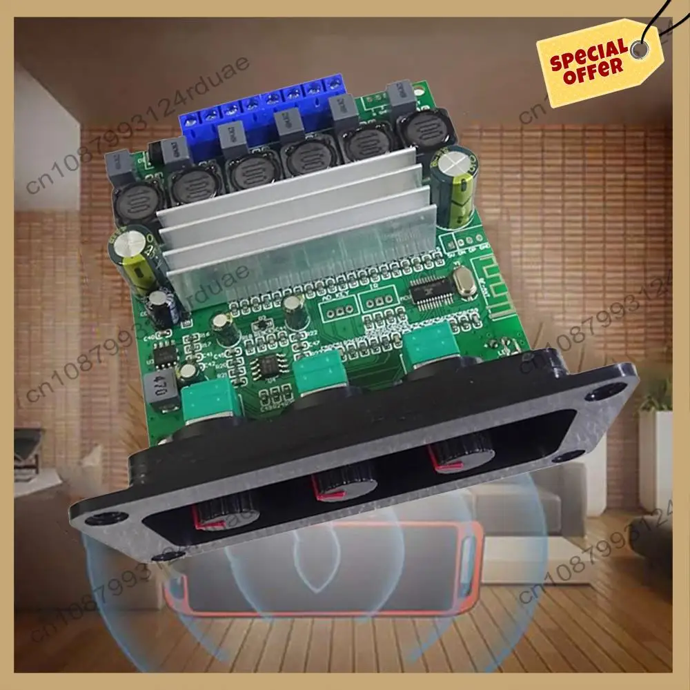 

A75T TPA3156D2 2.1 Channel Bluetooth 5.0 Digital Amplifier Board 2X 70W+140W High Power Subwoofer Class D Amplifier DC8V-24V