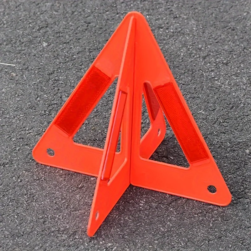 Automotive tripod reflective warning sign, vehicle accessories malfunction parking sign, dangerous goods sign