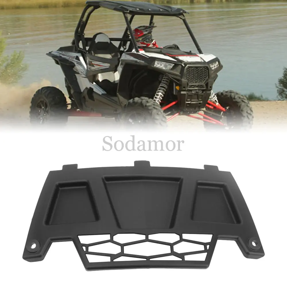 Front Winch Cover ABS Plastic Black Fit For Polaris RZR XP 4 1000 EPS High Lifter Edition 2017 UTV Accessories 1PCS