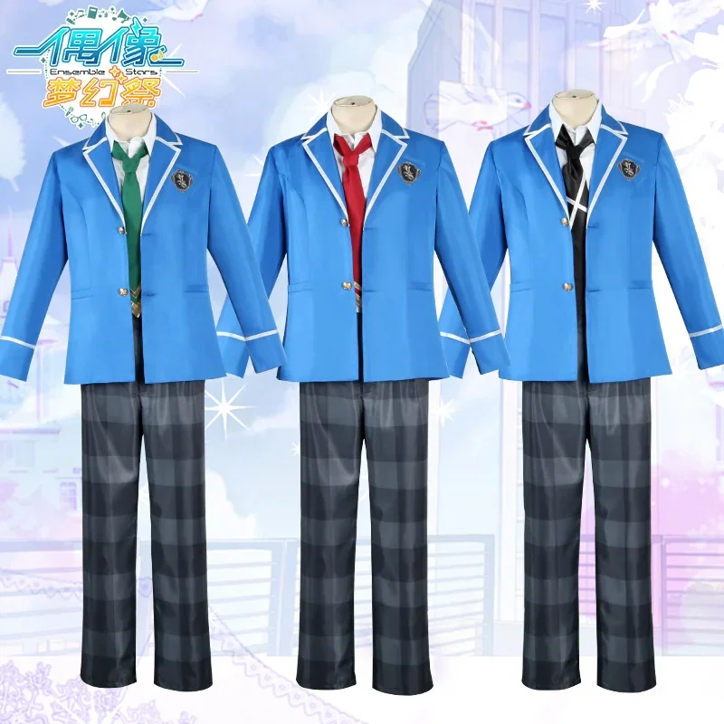 Emsemble Stars Hidaka Hokuto Cosplay Costume Hidaka Hokuto School Uniform Male Female Students Uniform Suit