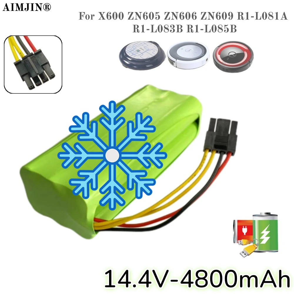 

Новый аккумулятор для робота 4800 мАч 14,4 В для пылесоса Ursus Trotter UT-EXCELLENZA Robotica