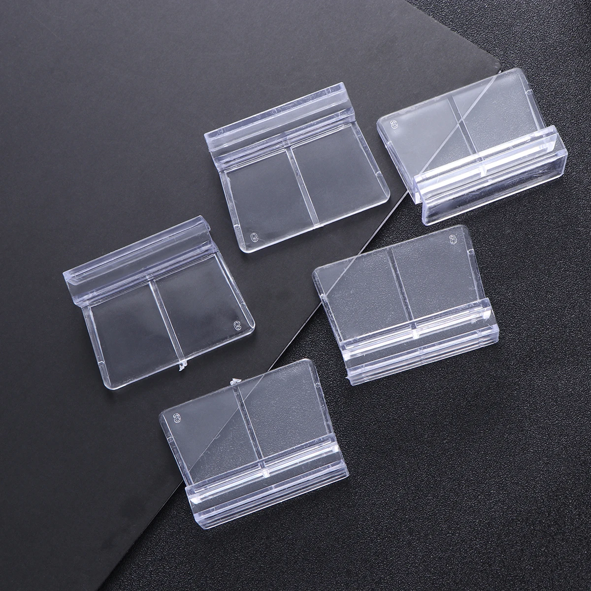

6 Pcs Fish Tank Kit Stand Aquarium Cover Support Clamps Multifunctional Glasses Clip