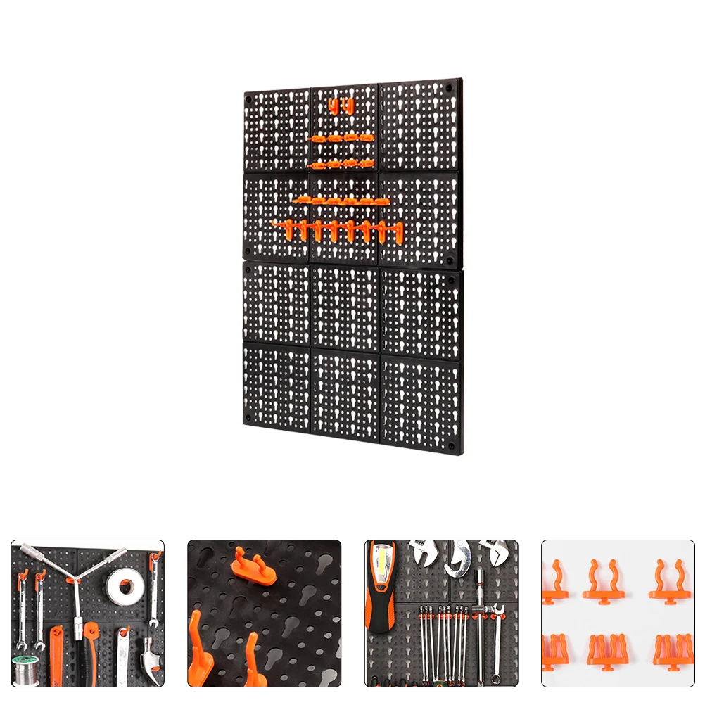 

1PCS ABS Tool Hanging ganizer Pegboard Rack Workbench Wall Mount Easy Install Strong Bearing for Spanner