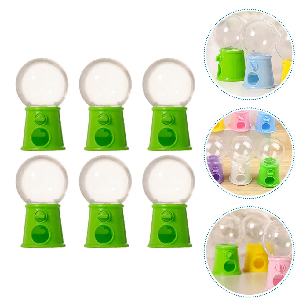 6 Pcs Mini Machine Candy Twisting Hand-eye Coordinating Plaything Chewing Gum