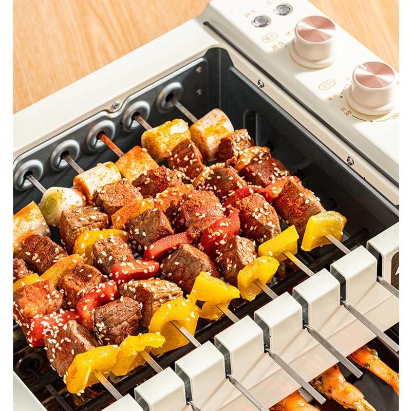 Skewer grill machine electric grill pan household multifunctional split electric grill skewer barbecue grill shabu-shabu grill