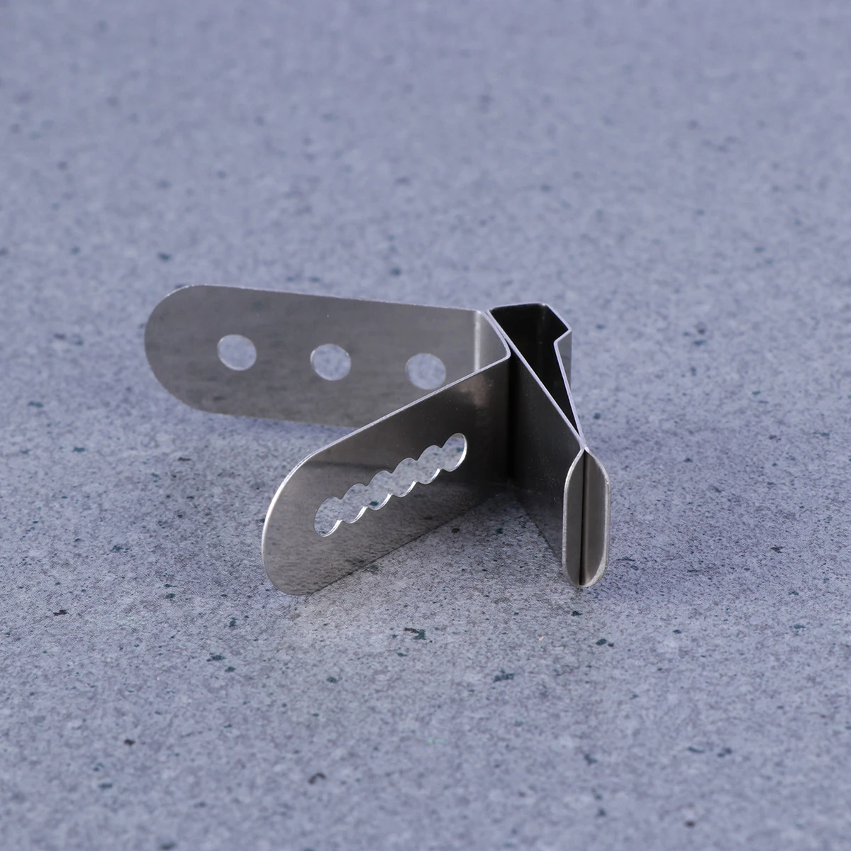 

2 Pcs Thermometer Fixing Clip Probe Holder Food Grade Stainless Steel Silver Meat