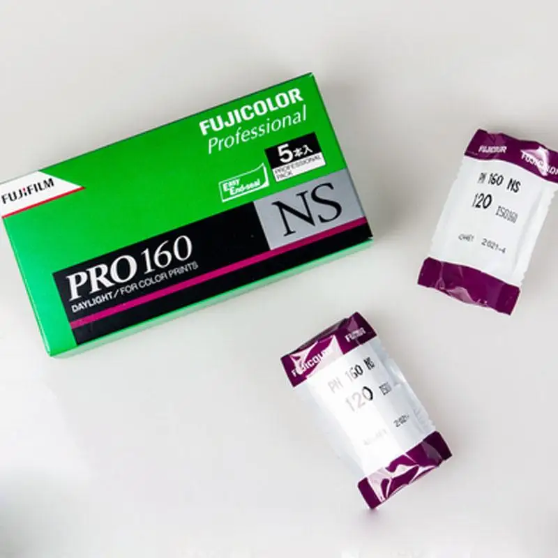 

Original Fuji Pro160ns120 Film Color Negative Film Portra Film Retro Camera Expiration time (7.2023)