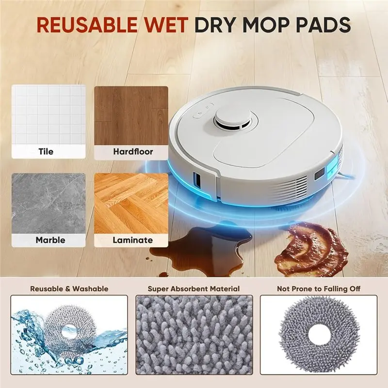 [NEW!A67Z】 26Pcs Accessories Replacement Kit For Roborock QV 35A / QV 35S Robot Vacuum Replacement Parts