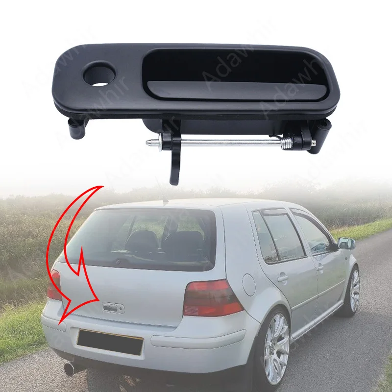 Rear Tailgate Boot Luggage Handle Exterior Out Trunk Handle for Seat Alhambra VW Polo Golf Caddy Sharan 1J6827565B