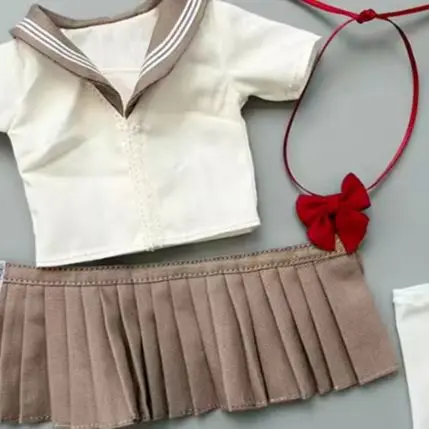 

In Stock 1/6 Scale Fashion Basic Versatile Sailor Uniform JK School Set for 12inchs tbl female Action Figure Body Toys