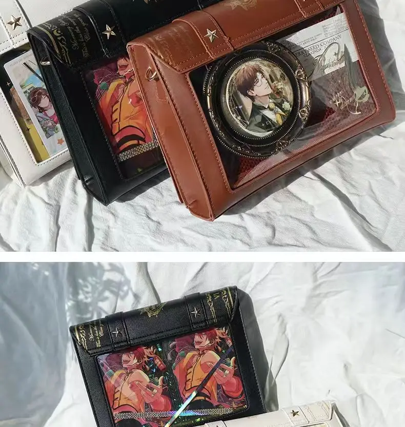 Anime Cosplay Magic Grimoire Rucksack Niedliche transparente Umhängetasche für Frauen Große Kapazität Studenten-Büchertasche für den täglichen Gebrauch – Detail 9