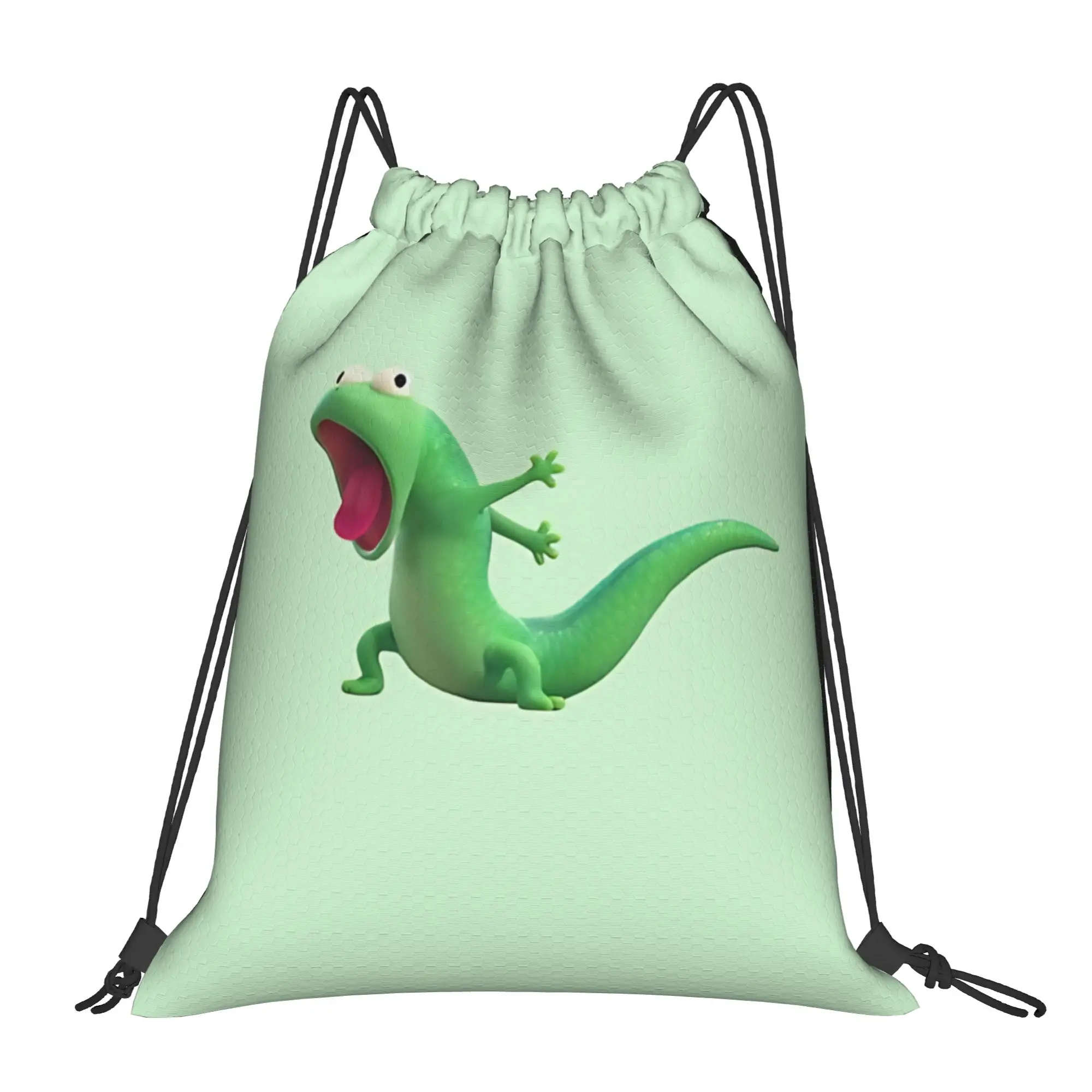 Lizard Lizard Lizard Lizard Portable Hiking Riding Gym Drawstring Storage Sporty Backpacks