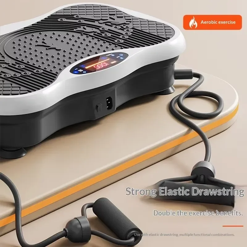 Whole Body Vibration Plate Exercise Machine for Home Fitness Weight Loss Leg Toning Remote Control Max Load 120kg Plastic