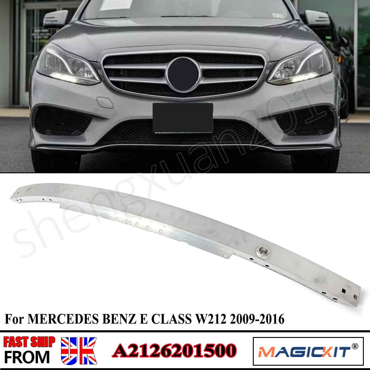 

Bumper Replace For Mercedes E Class W212 E 200 CDI E220 E250 E300 E350 E400 E500 2009-2016 Front Bumper Reinforcer Crash Bar